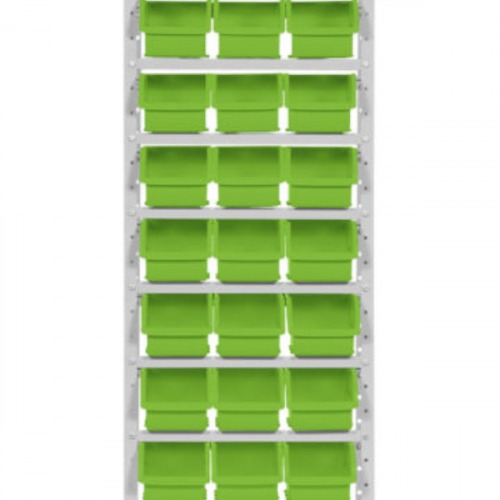 Estante met�lica com 27 gavetas n� 5 verde - EF27/5VD