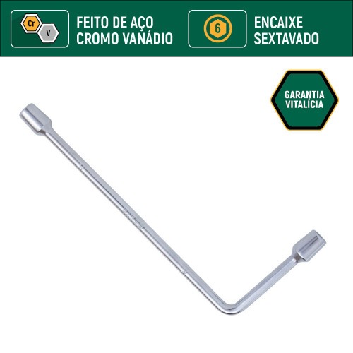Chave biela Sextavada 13 mm aço cromo vanádio - ST47516L Chave biela Sextavada 13 mm aço cromo vanádio - ST47516L