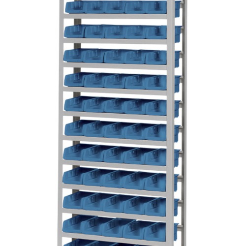 Estante met�lica com 60 gavetas n� 3 azul - EP60/3A