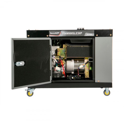 Gerador de energia 7,5 Kva a diesel cabinado - TDG8500SLE3XP Gerador de energia 7,5 Kva a diesel cabinado - TDG8500SLE3XP