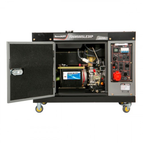Gerador de energia 7,5 Kva a diesel cabinado - TDG8500SLE3XP Gerador de energia 7,5 Kva a diesel cabinado - TDG8500SLE3XP