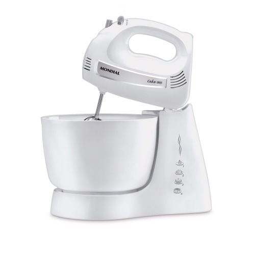 Batedeira 500 watts 4 velocidades branca Cake - B-50-W  110V