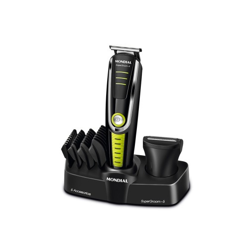 Aparador de pelos 6 em 1 Super Groom - BG-04 110V/220V Aparador de pelos 6 em 1 Super Groom - BG-04 110V/220V