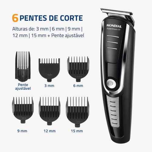 Aparador de pelos 11 em 1 Super Groom - BG-05  110V/220V