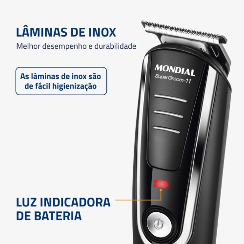 Aparador de pelos 11 em 1 Super Groom - BG-05  110V/220V
