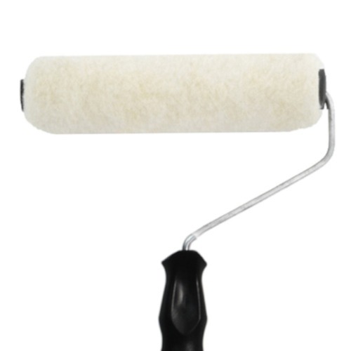 Rolo de lã de carneiro para pintura com suporte de 15 cm - 0.1215 Rolo de lã de carneiro para pintura com suporte de 15 cm - 0.1215