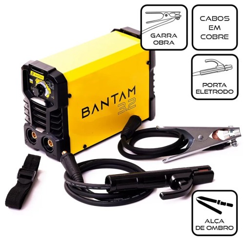 Inversora de solda 160A para eletrodo revestido bivolt - Bantam 3.2  110V/220V