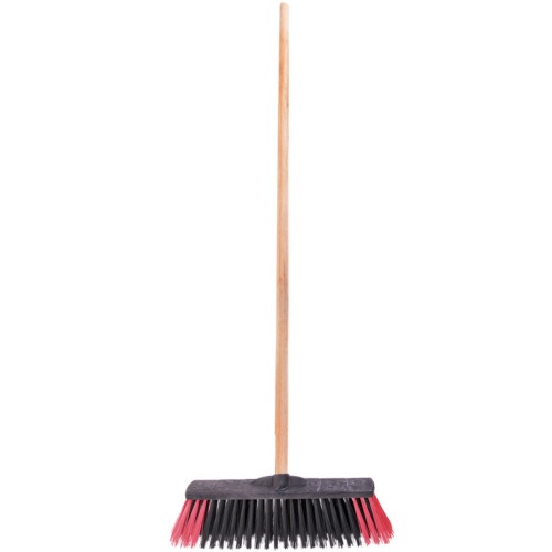 Vassoura tipo gari com cabo 5,4 x 38,8 cm Vassoura tipo gari com cabo 5,4 x 38,8 cm