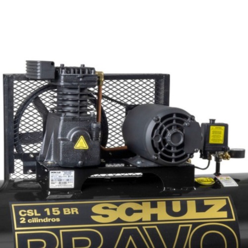 Compressor de ar 15 p�s 200L 3 hp 140 libras monof�sico Bravo - CSL15BR/200  220V