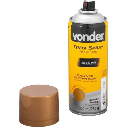 Tinta spray metálico 350 ml Tinta spray metálico 350 ml