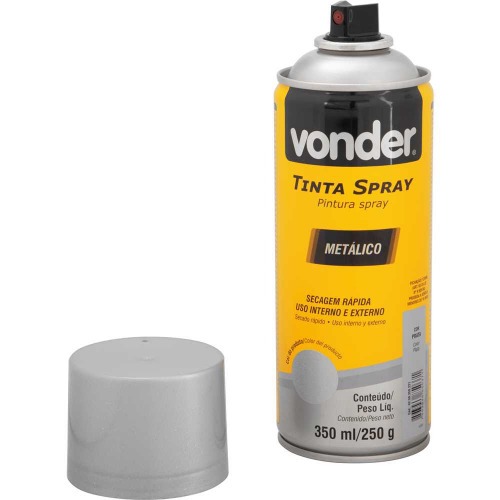 Tinta spray metálico 350 ml Tinta spray metálico 350 ml