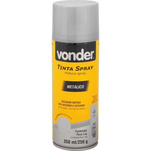 Tinta spray metálico 350 ml Tinta spray metálico 350 ml