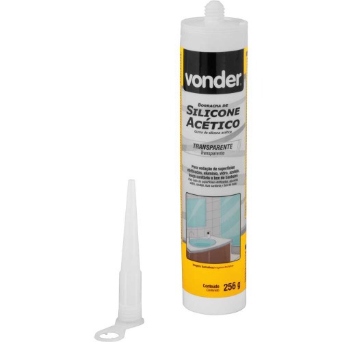 Silicone ac�tico para veda��o 256 gramas