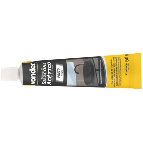 Silicone ac�tico para veda��o 50 gramas