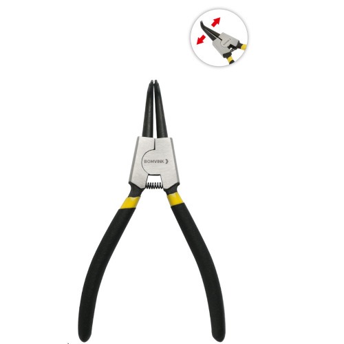 Alicate para anéis externo bico curvo 7 Alicate para anéis externo bico curvo 7
