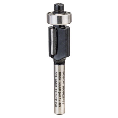 Fresa para madeira com rolamento 12,7 haste 6 mm - Standard