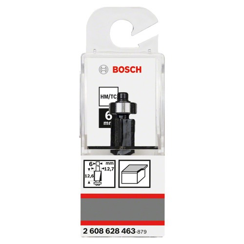 Fresa para madeira com rolamento 12,7 haste 6 mm - Standard