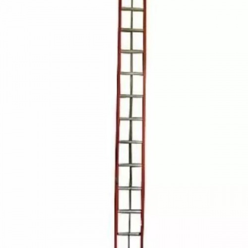 Escada de fibra de vidro extensível 4,2 x 7,2 m 24 degraus - ESC42072 Escada de fibra de vidro extensível 4,2 x 7,2 m 24 degraus - ESC42072