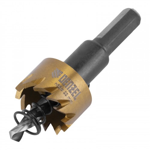 Serra copo para metal 22 mm revestimento em Nitreto de Tit�nio com suporte