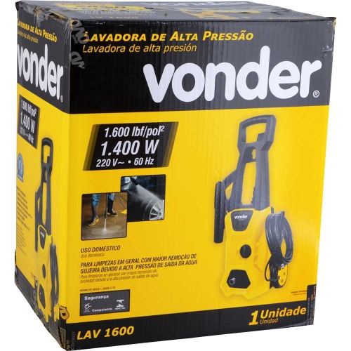 Lavadora de alta press�o 1.600 libras com acess�rios - LAV 1600  220V