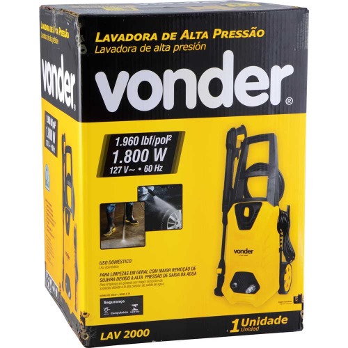 Lavadora de alta pressão 1.960 libras com acessórios - LAV 2000 110V Lavadora de alta pressão 1.960 libras com acessórios - LAV 2000 110V