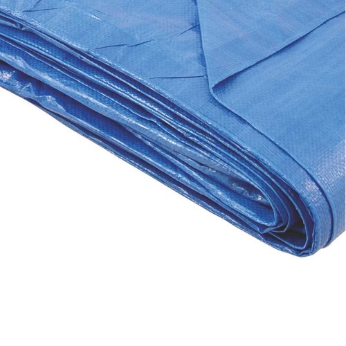 Lona refor�ada de polietileno azul 12 m x 4 m