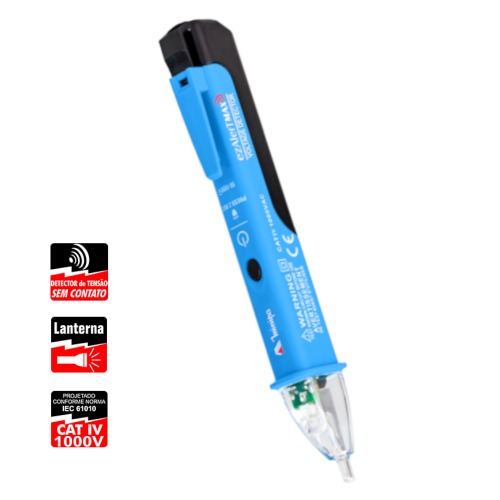 Detector de tensão 50 a 1000V CAT IV 1000V com Led - ezAlerT Max Detector de tensão 50 a 1000V CAT IV 1000V com Led - ezAlerT Max