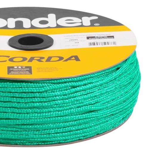 Corda multifilamento tran�ada 4 mm com rolo de 360 metros
