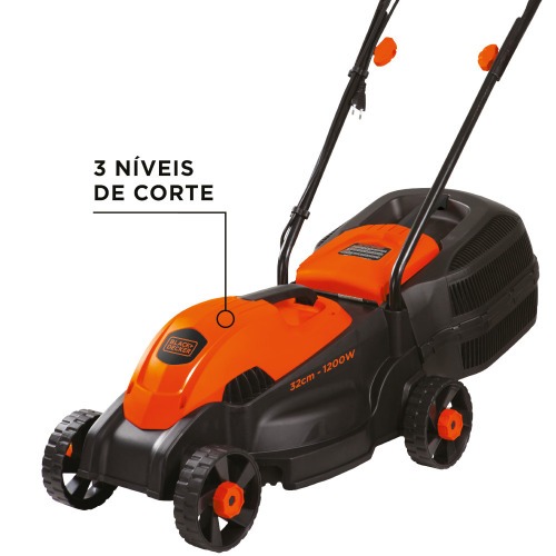 Cortador de grama el�trico 1.200W corte de 32 cm com recolhedor - GR1000  110V