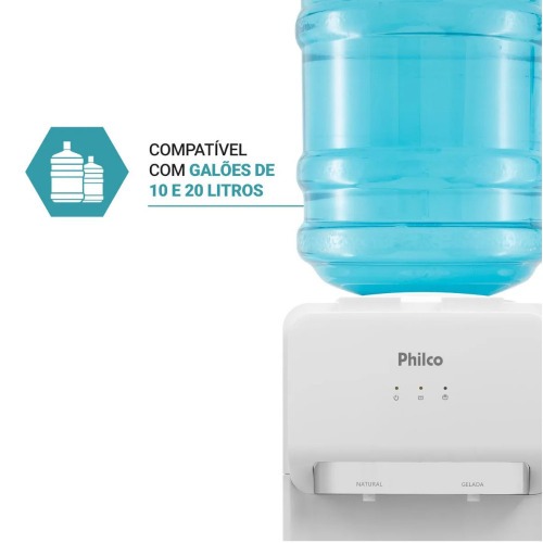 Bebedouro de mesa refrigerado por compressor branco - PBE11	  220V