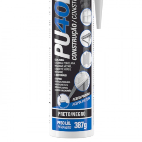Adesivo multiuso em poliuretano 280 ml/387g- PU40FIX Adesivo multiuso em poliuretano 280 ml/387g- PU40FIX