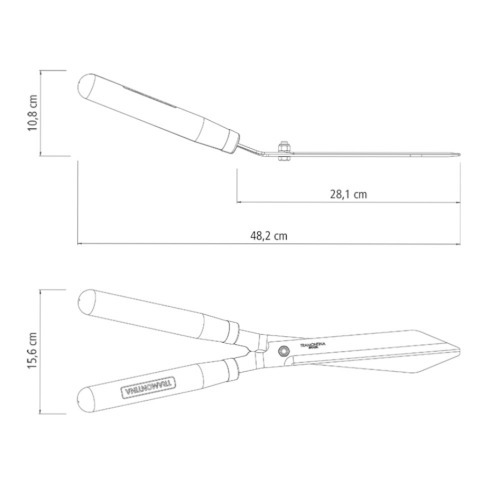Tesoura para cerca viva 12 Tesoura para cerca viva 12