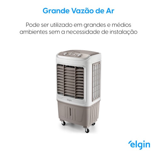 Climatizador de ar evaporativo port�til 103 Watts 45L 40m� - Big Air  110V