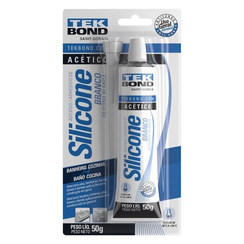 Silicone ac�tico para veda��o 50 gramas