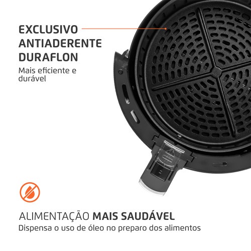 Fritadeira elétrica sem óleo Air Fryer 3,5L 1.500 Watts - AF-30-DI 220V Fritadeira elétrica sem óleo Air Fryer 3,5L 1.500 Watts - AF-30-DI 220V