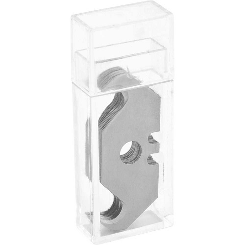 Lâmina para estilete trapezoidal corte curvo com 10 peças Lâmina para estilete trapezoidal corte curvo com 10 peças