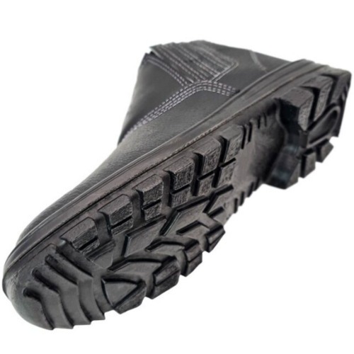 Botina monodensidade couro relax com el�stico biqueira de a�o - 011