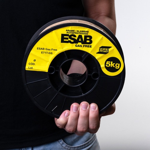 Arame para solda mig 0,8 mm 5 kg uso sem g�s - Gas Free