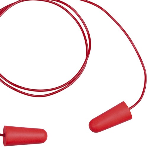 Protetor auditivo de espuma tipo plug com cord�o - CONICCO2