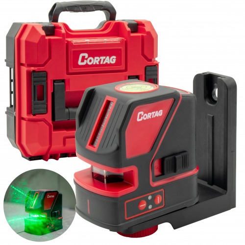 Nível a laser verde pendular 2 linhas a bateria 20 m com maleta - NLC 818 110V/220V Nível a laser verde pendular 2 linhas a bateria 20 m com maleta - NLC 818 110V/220V