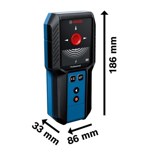 Detector de materiais com profundidade de 12 cm - GMS 120-27 Detector de materiais com profundidade de 12 cm - GMS 120-27