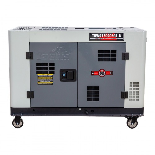 Gerador de energia 10 Kva a diesel cabinado partida elétrica monofásico - TDWG12000SGE-N 110V/220V Gerador de energia 10 Kva a diesel cabinado partida elétrica monofásico - TDWG12000SGE-N 110V/220V