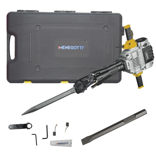 Martelo Rompedor 2.100W 85 joules 23 kg encaixe sextavado 28mm com acessórios - MMR2100 220V Martelo Rompedor 2.100W 85 joules 23 kg encaixe sextavado 28mm com acessórios - MMR2100 220V