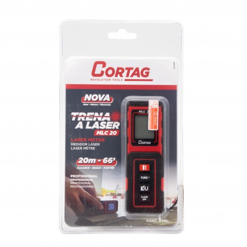 Trena a laser leitura at� 20 metros com bolsa protetora - MLC 20