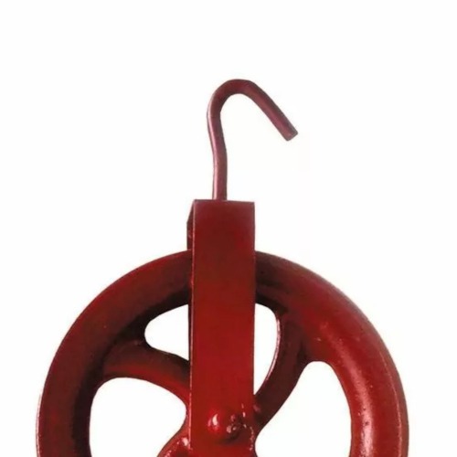 Roldana metálica com gancho 8 cm - Tenace Roldana metálica com gancho 8 cm - Tenace