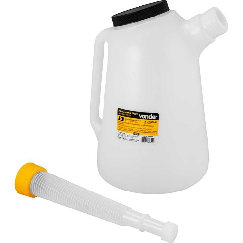 Jarra para óleo com bico sanfonado flexível 5L Jarra para óleo com bico sanfonado flexível 5L