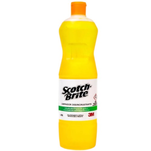 Limpador desincrustante 1 litro - Scoth Brite Limpador desincrustante 1 litro - Scoth Brite