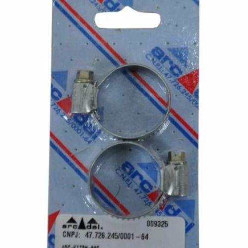 Abraçadeira aço carbono 19 a 27 mm para mangueira 3/4 Abraçadeira aço carbono 19 a 27 mm para mangueira 3/4