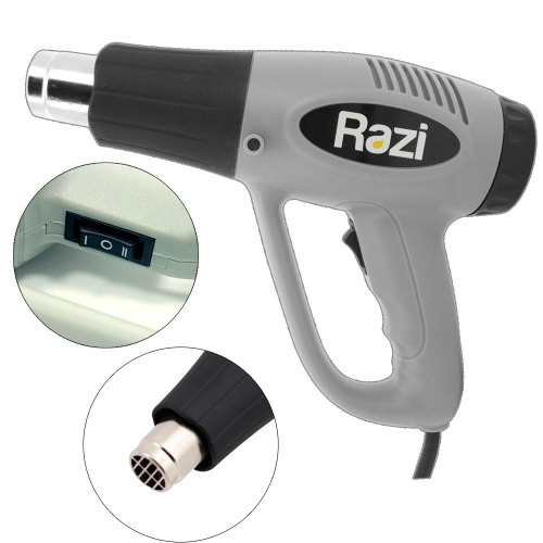 Soprador térmico 1500W 300 a 500°C 2 estágios 21144 - RZ-S1500/M1 110V Soprador térmico 1500W 300 a 500°C 2 estágios 21144 - RZ-S1500/M1 110V