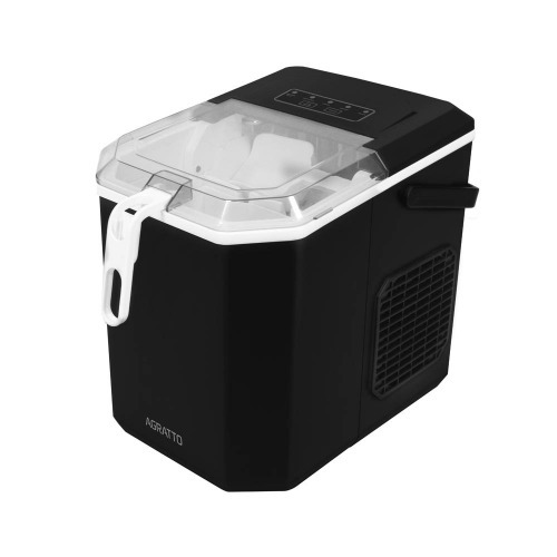 Maquina de gelo 12 Kg com sensor de cesta cheia preta - MG-01  110V